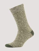Textured socks in a mouline design - Men - oliv Textured socks in a mouline design - Men - oliv - 7 - TOM TAILOR