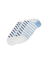 TOM TAILOR Herren Sneaker Socken im 6er-Set, blau, Streifenmuster, Gr. 39-42