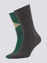 TT men's basic socks 2pcs - Men - dark green TT men's basic socks 2pcs - Men - dark green - 7 - TOM TAILOR