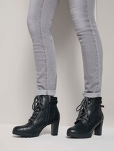 Absatzstiefelette mit Schnürung - Frauen - black Absatzstiefelette mit Schnürung - Frauen - black - 5 - TOM TAILOR