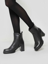 Enkellaarsjes met blokhakken - Vrouwen - black Enkellaarsjes met blokhakken - Vrouwen - black - 5 - TOM TAILOR