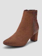 Ankle Boots mit Lederprägung - Frauen - brown Ankle Boots mit Lederprägung - Frauen - brown - 10 - TOM TAILOR