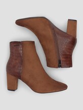Ankle Boots mit Lederprägung - Frauen - brown Ankle Boots mit Lederprägung - Frauen - brown - 13 - TOM TAILOR