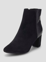 Ankle Boots mit Lederprägung - Frauen - black Ankle Boots mit Lederprägung - Frauen - black - 10 - TOM TAILOR