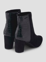 Ankle Boots mit Lederprägung - Frauen - black Ankle Boots mit Lederprägung - Frauen - black - 8 - TOM TAILOR