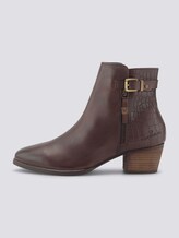 Stiefelette aus Leder - Frauen - whisky Stiefelette aus Leder - Frauen - whisky - 7 - TOM TAILOR