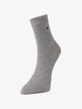 TT kids basic socks 3pcs - unisex - light grey melange TT kids basic socks 3pcs - unisex - light grey melange - 1 - TOM TAILOR
