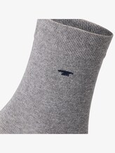 TT kids basic socks 3pcs - unisex - light grey melange TT kids basic socks 3pcs - unisex - light grey melange - 6 - TOM TAILOR