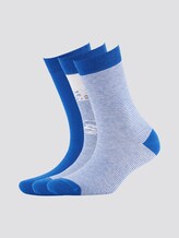 Gemusterte Socken im Dreierpack - unisex - ultramarin Gemusterte Socken im Dreierpack - unisex - ultramarin - 7 - TOM TAILOR