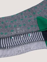 Marine Socken im Dreierpack - unisex - ultra green Marine Socken im Dreierpack - unisex - ultra green - 9 - TOM TAILOR