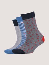 Marine Socken im Dreierpack - unisex - dark navy Marine Socken im Dreierpack - unisex - dark navy - 7 - TOM TAILOR