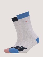 Stopper Socken im Zweierpack - unisex - light grey melange Stopper Socken im Zweierpack - unisex - light grey melange - 7 - TOM TAILOR
