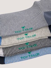 Gestreifte Socken im Viererpack - unisex - beige mel. Gestreifte Socken im Viererpack - unisex - beige mel. - 9 - TOM TAILOR