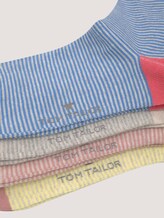 Gestreifte Socken im Viererpack - unisex - faded rose Gestreifte Socken im Viererpack - unisex - faded rose - 9 - TOM TAILOR