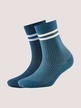 Sportsocken in modernen Farben mit Streifen - unisex - dark petrol Sportsocken in modernen Farben mit Streifen - unisex - dark petrol - 7 - TOM TAILOR