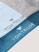 Socks with colour blocking - unisex - dark petrol Socks with colour blocking - unisex - dark petrol - 9 - TOM TAILOR