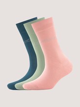 Basic socks in plain colours in a pack of three - Women - shale green Basic socks in plain colours in a pack of three - Women - shale green - 7 - TOM TAILOR