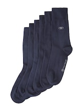 TOM TAILOR Damen Basic Socken im Sechserpack, blau, Gr. 39-42