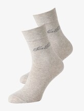 basic socks double pack - Women - summer grey melange basic socks double pack - Women - summer grey melange - 7 - TOM TAILOR