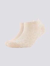 Sneakersocken mit Leopardenmuster im Doppelpack - Frauen - flax Sneakersocken mit Leopardenmuster im Doppelpack - Frauen - flax - 7 - TOM TAILOR