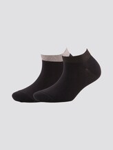 Sneakersocken mit Glitzerbund im Doppelpack - Frauen - black Sneakersocken mit Glitzerbund im Doppelpack - Frauen - black - 7 - TOM TAILOR