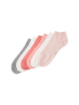 TOM TAILOR Damen Socken im Multipack, rosa, Gr. 35-38