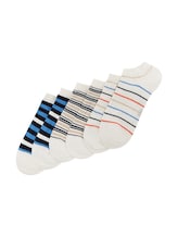 TOM TAILOR Damen Dreierpack Sneaker Socken, blau, Muster, Gr. 39-42