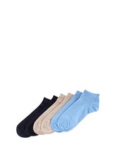 TOM TAILOR Damen Socken im 6er-Pack, blau, Uni, Gr. 39-42