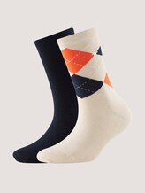 TT women socks 2pcs argyle - Women - cream TT women socks 2pcs argyle - Women - cream - 7 - TOM TAILOR
