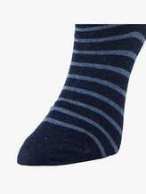 women socks 2er stripes port - Women - indigo melange women socks 2er stripes port - Women - indigo melange - 6 - TOM TAILOR
