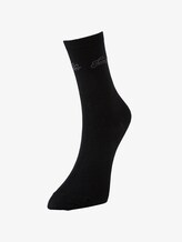 Twee paar sokken met logo-opschrift - Frauen - black Twee paar sokken met logo-opschrift - Frauen - black - 18 - TOM TAILOR
