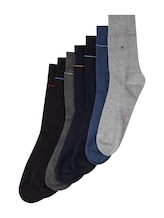 TOM TAILOR Herren Socken in einer 7-Tage-Box, grau, Uni, Gr. 35-38