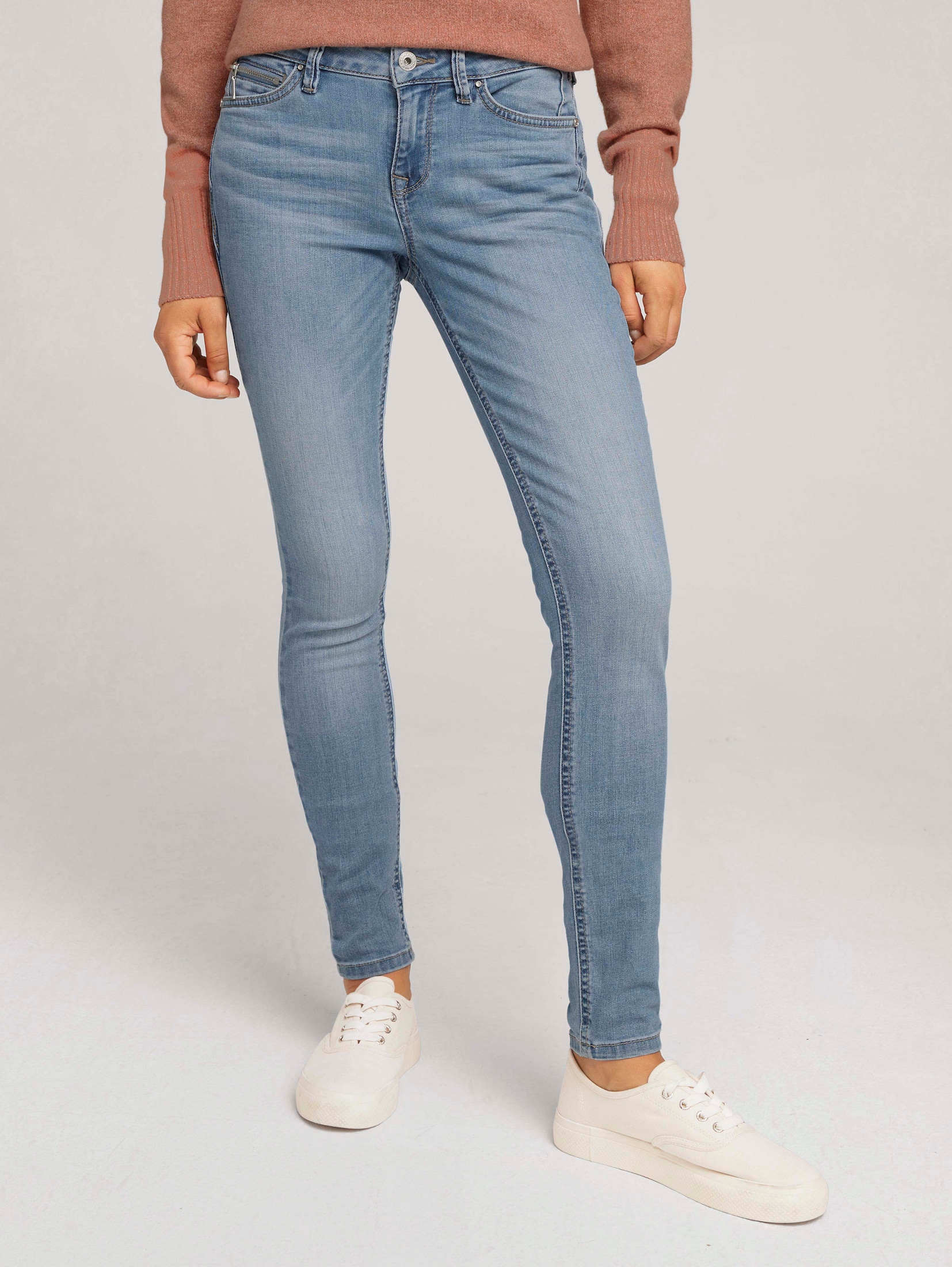 Jona Extra Skinny Jeans mit recyceltem Polyester von TOM TAILOR Denim