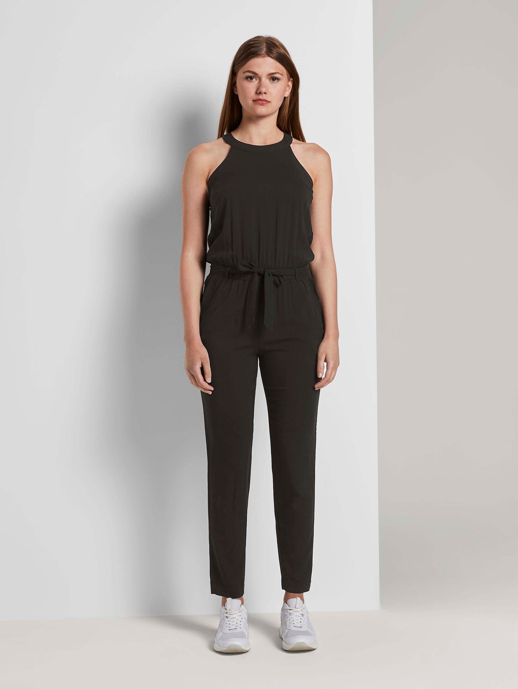 Relaxed NeckholderJumpsuit (schwarz) von TOM TAILOR Denim