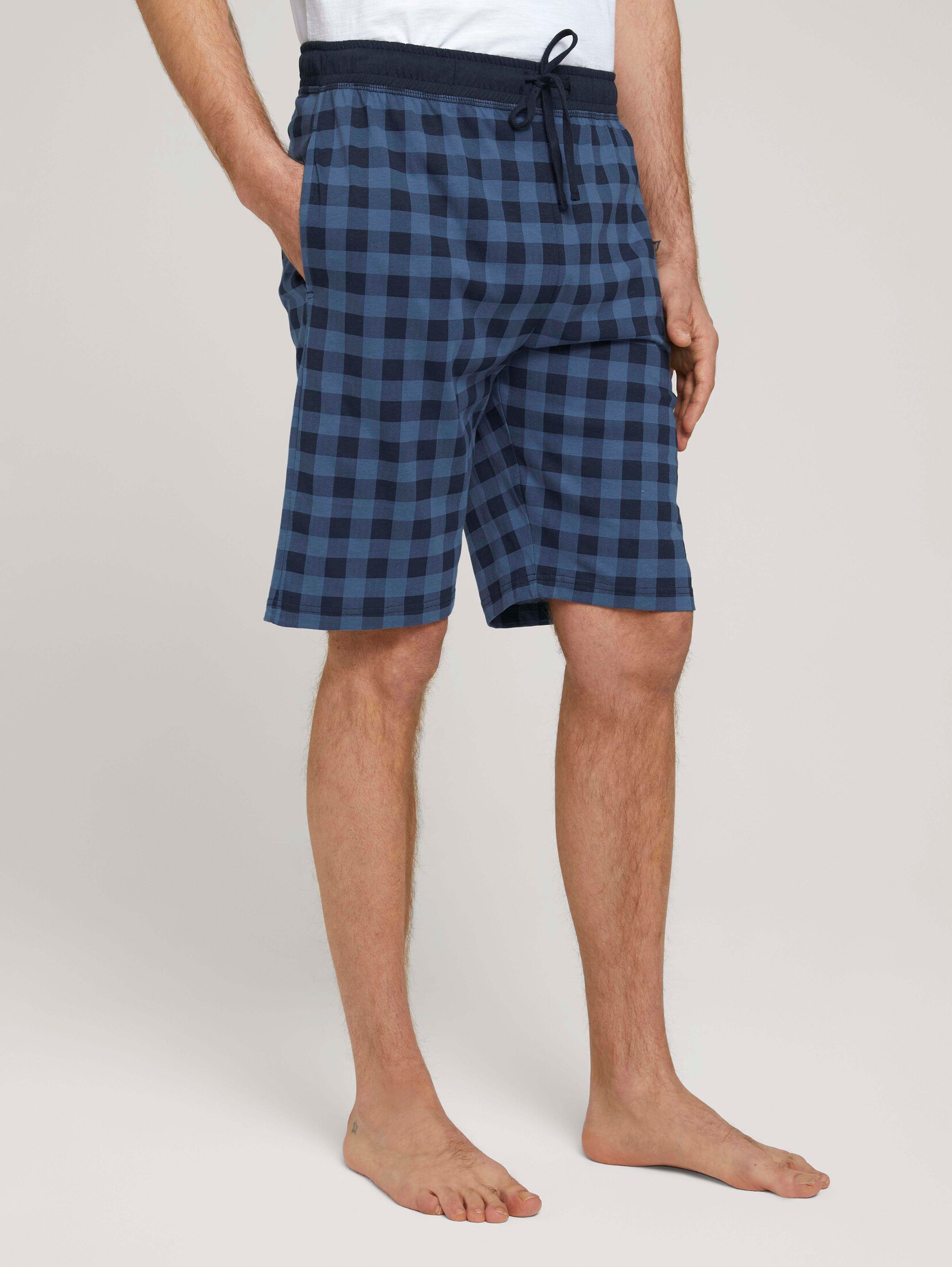 karierte Pyjamahose (blau) - von TOM TAILOR