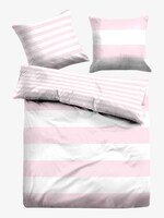 gestreifte Wende-Bettwäsche - unisex - rose gestreifte Wende-Bettwäsche - unisex - rose - 1 - TOM TAILOR