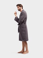 Basic Bademantel - Männer - dunkelgrau / dark grey Basic Bademantel - Männer - dunkelgrau / dark grey - 11 - TOM TAILOR