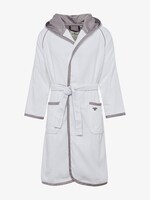 Bademantel mit Details aus Satin - unisex - white Bademantel mit Details aus Satin - unisex - white - 1 - TOM TAILOR