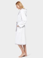 Bademantel mit Details aus Satin - unisex - white Bademantel mit Details aus Satin - unisex - white - 4 - TOM TAILOR