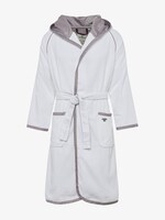 Bademantel mit Details aus Satin - unisex - white Bademantel mit Details aus Satin - unisex - white - 7 - TOM TAILOR