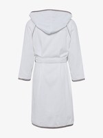 Bademantel mit Details aus Satin - unisex - white Bademantel mit Details aus Satin - unisex - white - 8 - TOM TAILOR