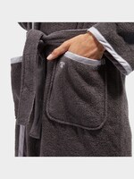 Bademantel mit Details aus Satin - unisex - dunkelgrau / dark grey Bademantel mit Details aus Satin - unisex - dunkelgrau / dark grey - 6 - TOM TAILOR