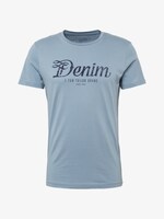 T-shirt with a logo print - Men - Light Blue Indigo T-shirt with a logo print - Men - Light Blue Indigo - 7 - TOM TAILOR Denim