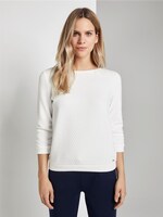 Pullover mit Strukturmuster - Frauen - Off White Pullover mit Strukturmuster - Frauen - Off White - 1 - TOM TAILOR Denim