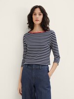 Gestreiftes Shirt - Frauen - navy stripe Gestreiftes Shirt - Frauen - navy stripe - 5 - TOM TAILOR