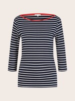 Gestreiftes Shirt - Frauen - navy stripe Gestreiftes Shirt - Frauen - navy stripe - 7 - TOM TAILOR