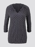 Henley Shirt - Frauen - navy anchor design Henley Shirt - Frauen - navy anchor design - 7 - TOM TAILOR