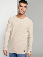 Strukturierter Pullover - Männer - Ecru Melange Strukturierter Pullover - Männer - Ecru Melange - 5 - TOM TAILOR Denim