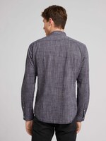 Dezent gemustertes Hemd - Männer - Black Iris Blue Dezent gemustertes Hemd - Männer - Black Iris Blue - 2 - TOM TAILOR Denim