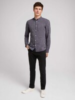 Dezent gemustertes Hemd - Männer - Black Iris Blue Dezent gemustertes Hemd - Männer - Black Iris Blue - 3 - TOM TAILOR Denim